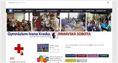 Desktop Screenshot of gymrs.sk